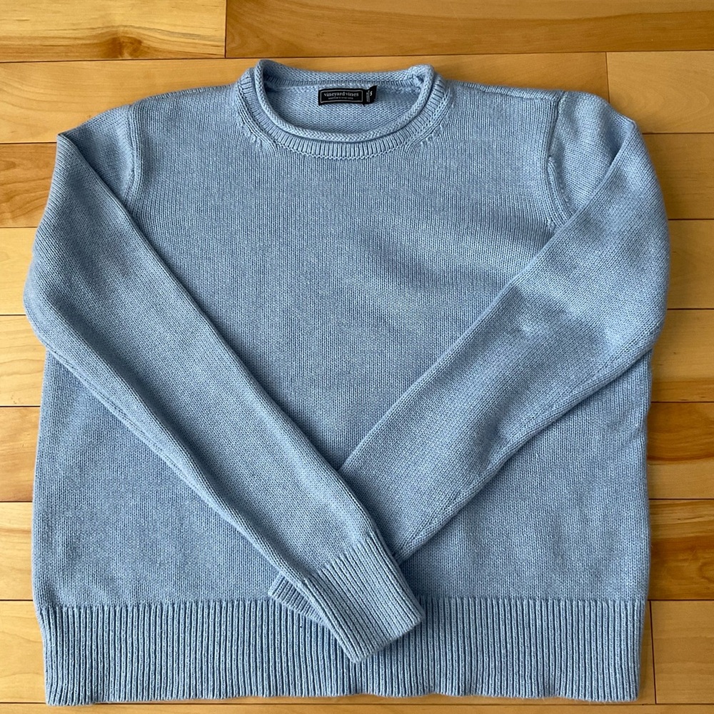 Vineyard Vines Light Blue Crewneck Sweater